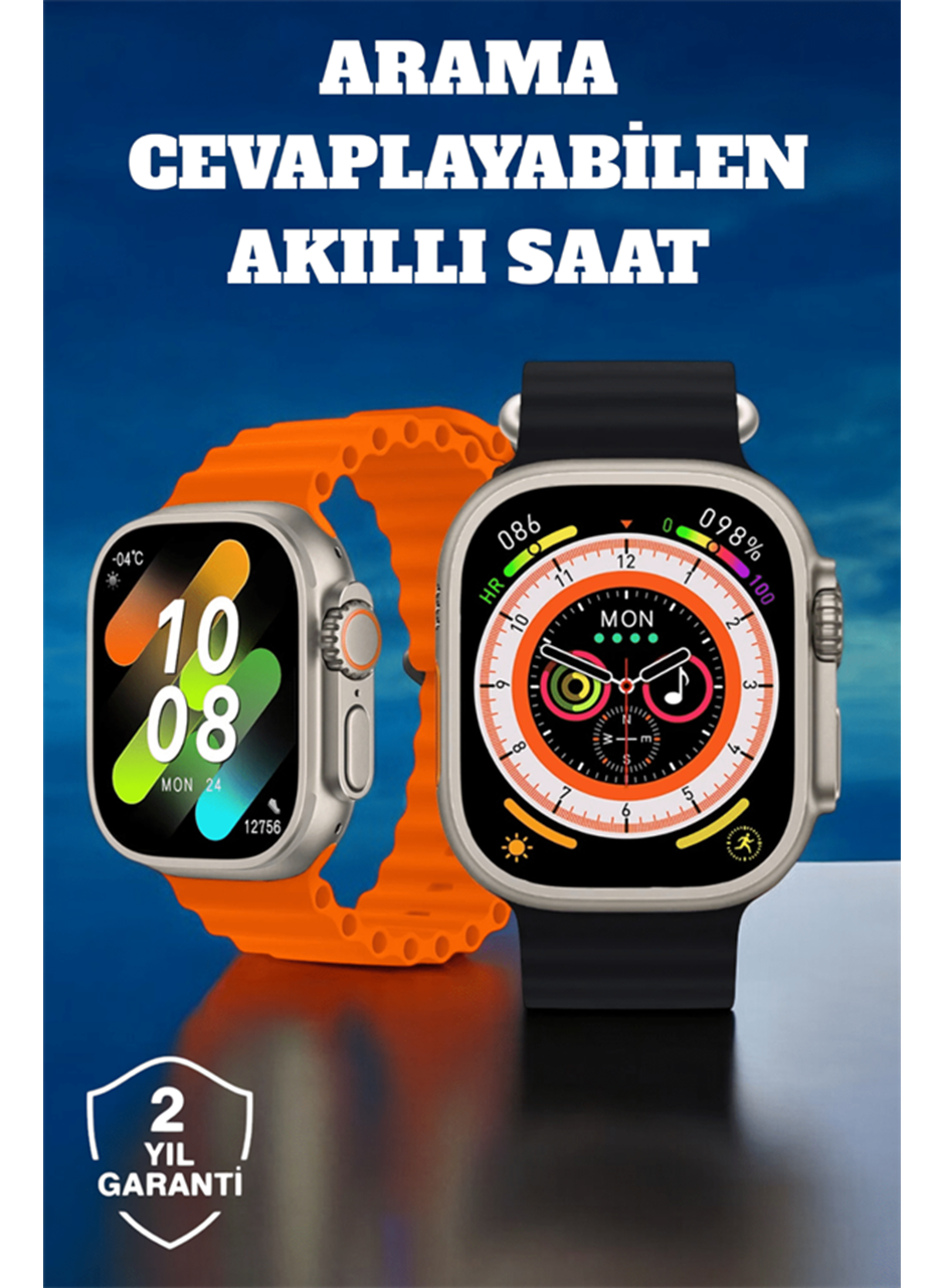 Kablosuz Şarjlı, Çağrı ve Müzik Kontrolü Sağlayan Akıllı Saat