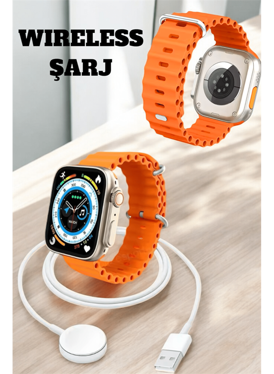 Kablosuz Şarjlı, Çağrı ve Müzik Kontrolü Sağlayan Akıllı Saat