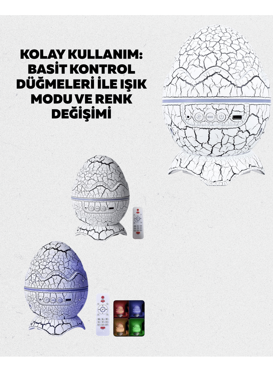 Ayarlanabilir Parlaklık ve Sis Efektli Atmosfer Lambası