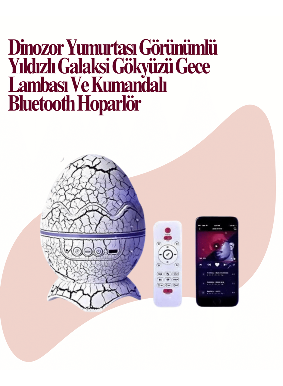 Uzaktan Kumandalı, USB Girişli, Döner Projektör Lamba