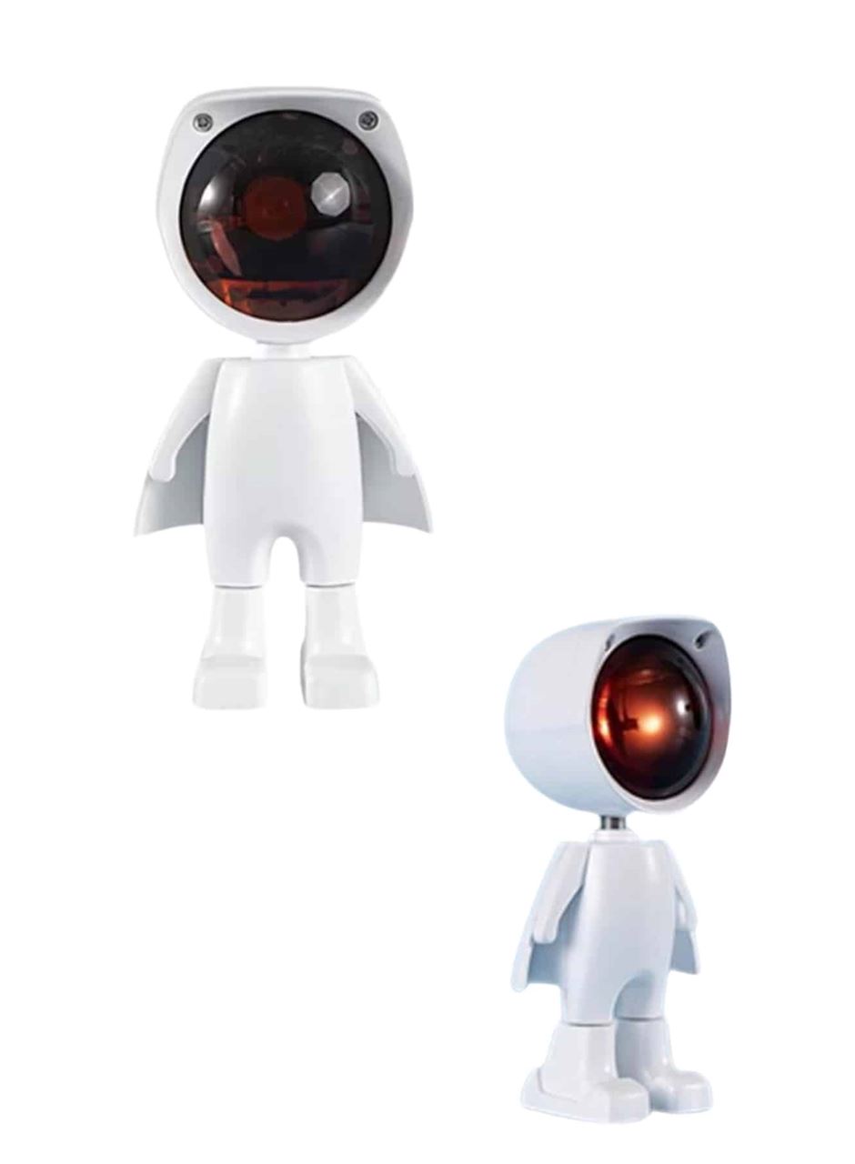 Astronot Işık Projektörü Gökkuşağı Projeksiyon Gece Lambası Hediyelik