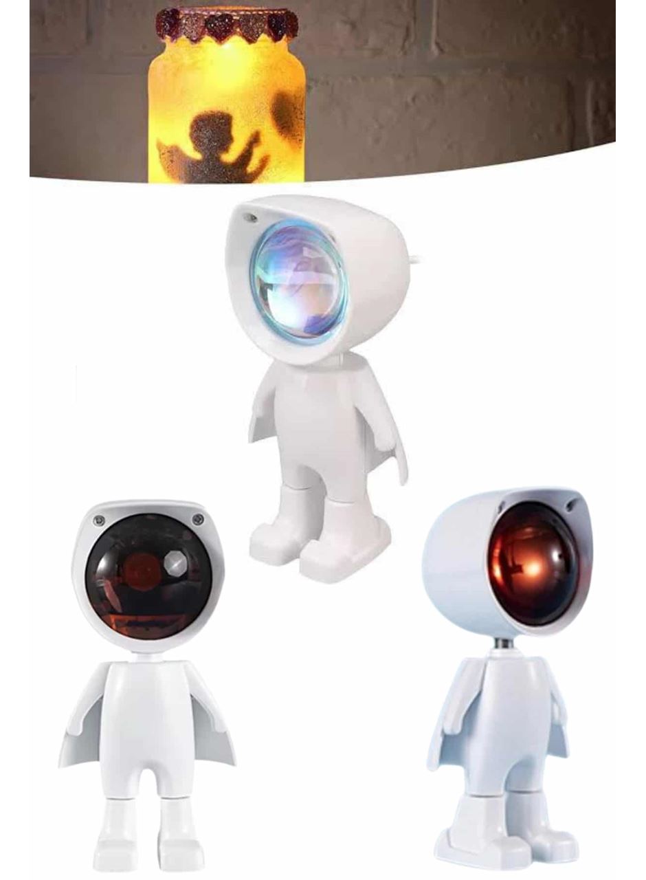 Projektör Atmosfer Işık Lambası Projektör Güneş Lambası Masa Lambası