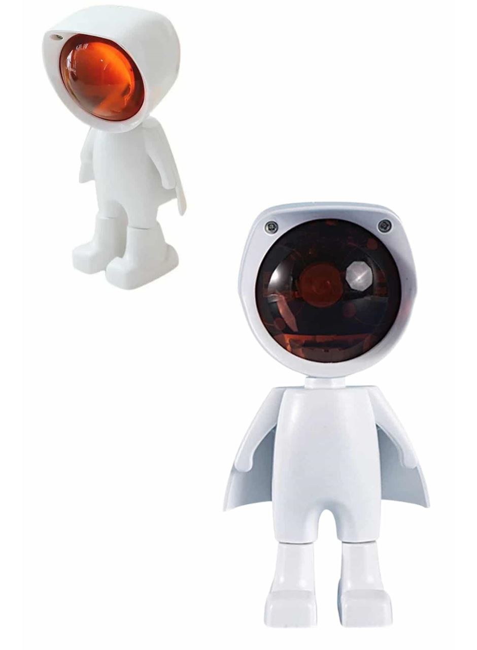 180 Derece Dönebilen Astronot Masa ve Gece Lambası Projektör