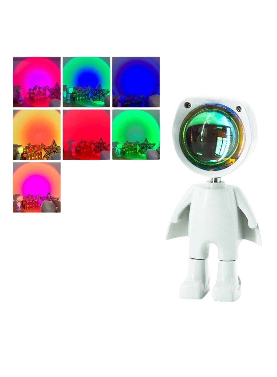 180 Derece Dönebilen Astronot Masa ve Gece Lambası Projektör