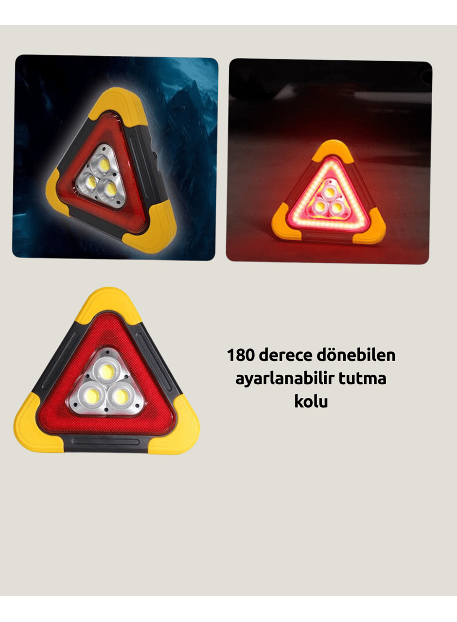 USB Şarjlı Çok Modlu Acil Durum Feneri