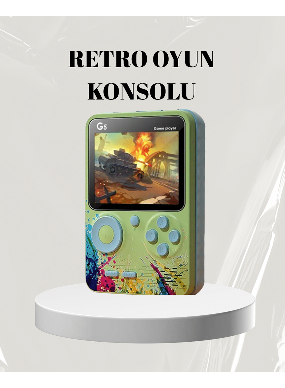 3 İnç Renkli Ekranlı Taşınabilir El Konsolu – G5 Modeli