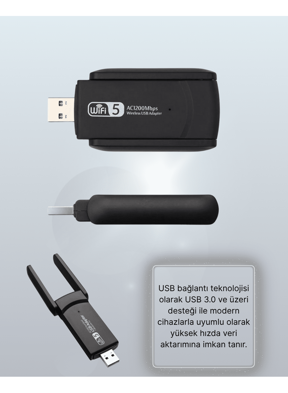 AC1200 USB WiFi Adaptör