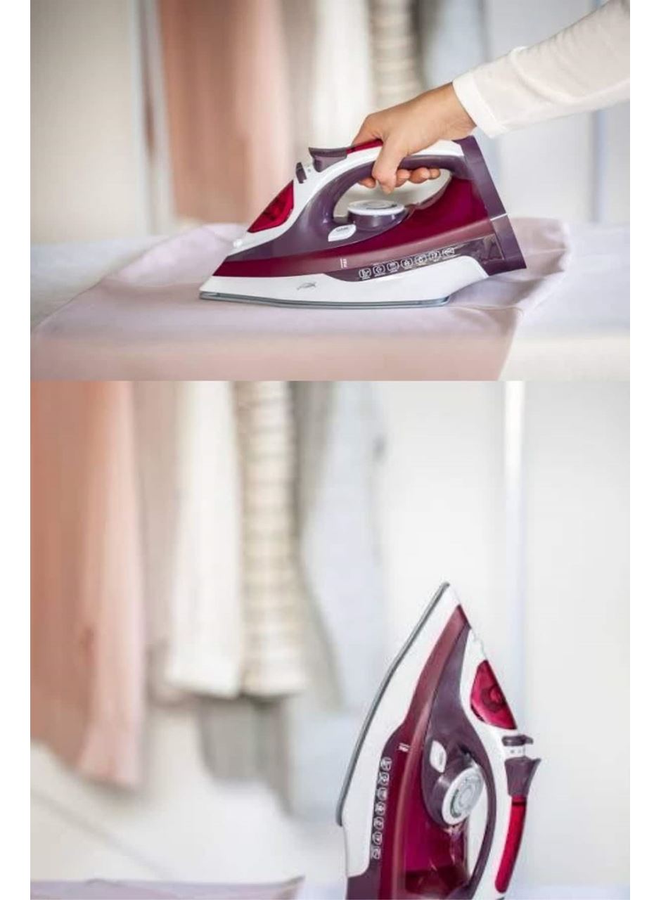 Buharlı Ütü 2200 Watt Seramik Tabanlı Taşınabilir Kablolu Ütü