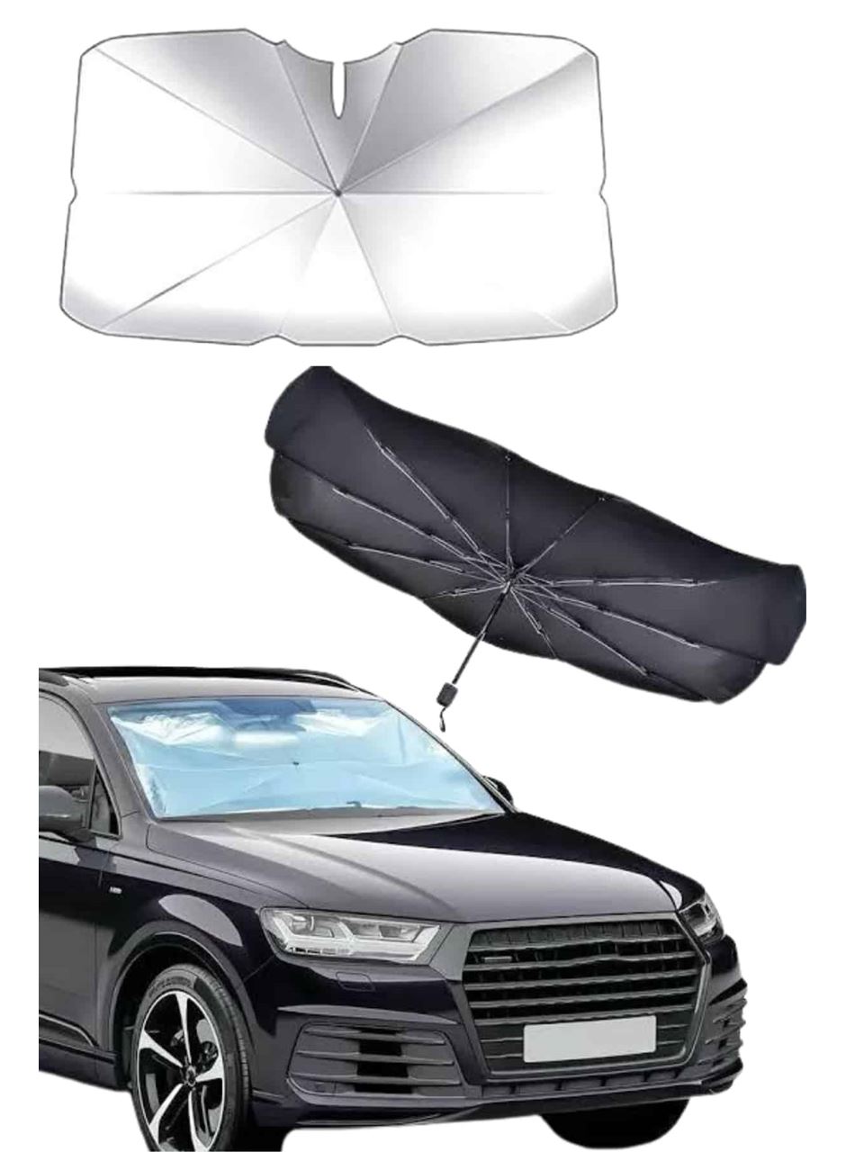 Taşınabilir Oto Cam Güneşliği Katlanabilir Tüm Araçlara Uyumlu Güneş Gölge Koruyucu