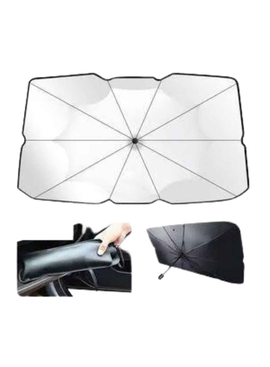 Taşınabilir Oto Cam Güneşliği Katlanabilir Tüm Araçlara Uyumlu Güneş Gölge Koruyucu