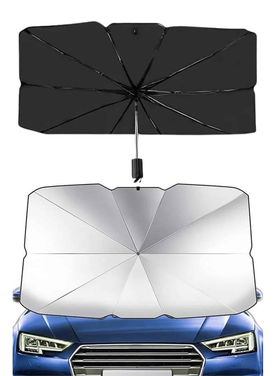 Taşınabilir Oto Cam Güneşliği Katlanabilir Tüm Araçlara Uyumlu Güneş Gölge Koruyucu