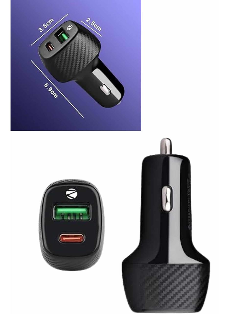 38W USB Type-C Girişli Oto Çakmaklık Araç İçi Hızlı Şarj Çakmaklık Şarj Aleti