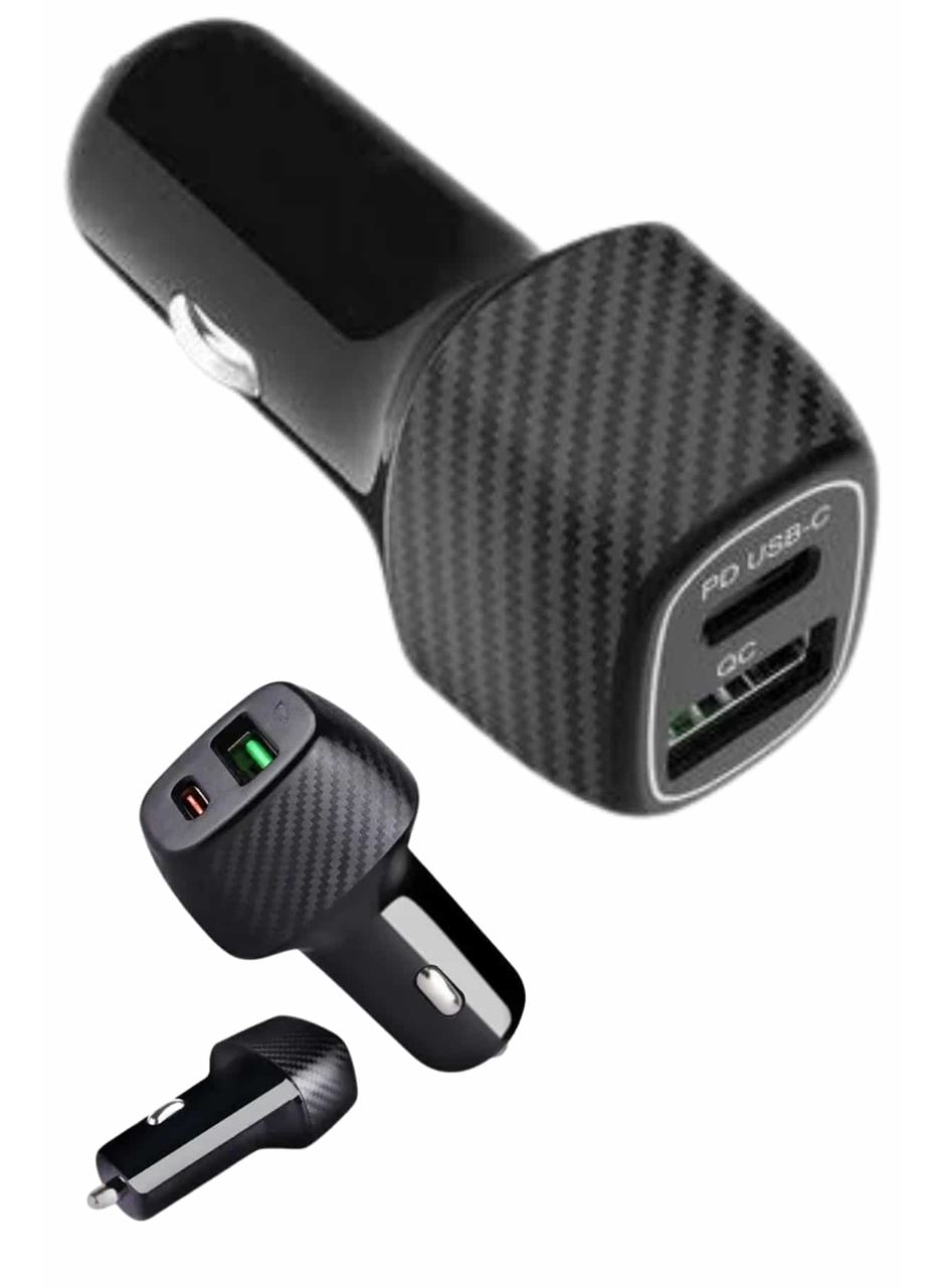 Araç İçi Hızlı Şarj Soketi 38W Oto Çakmaklık Type-C Araba Çakmaklık