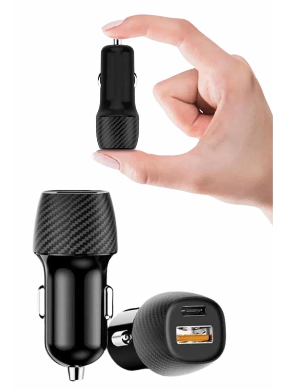 Araç İçi Hızlı Şarj Soketi 38W Oto Çakmaklık Type-C Araba Çakmaklık