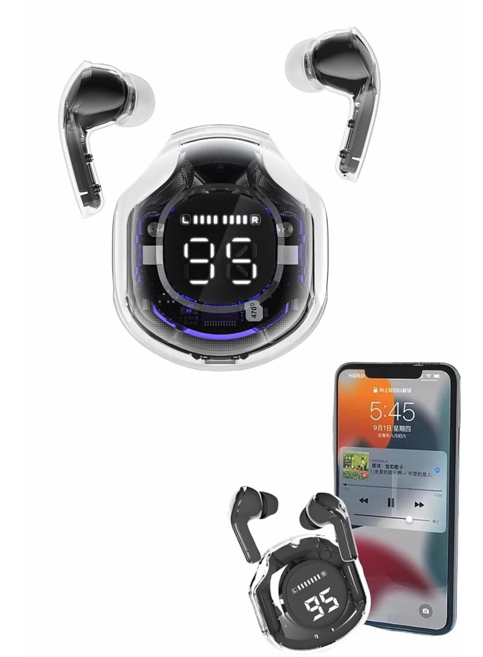 Kablosuz Dijital Göstergeli Powerbanklı IOS ve  Android Uyumlu Gaming Kulaklık