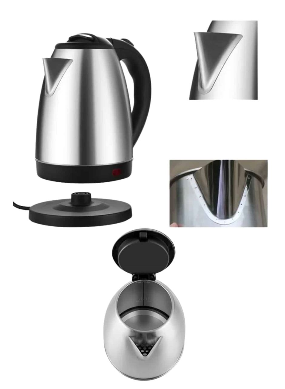 Elektrikli Paslanmaz Çelik Su Isıtcı Çelik Kettle 1.8 Lt. Uzun Ömürlü