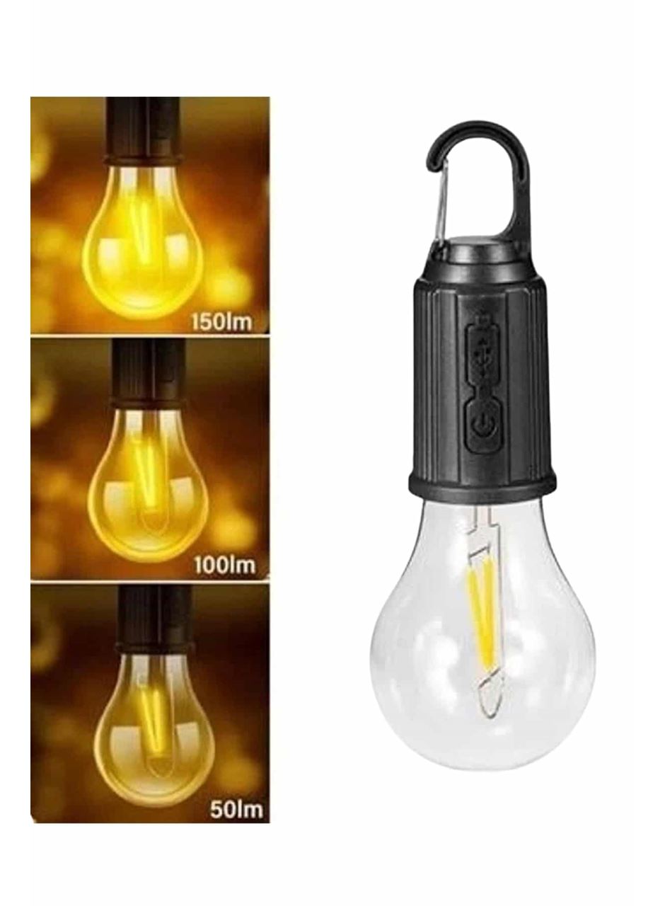 Taşınabilir Askılı Ampul Kamp Lambası Askılı Type-C Şarjlı Bahçe Lambası