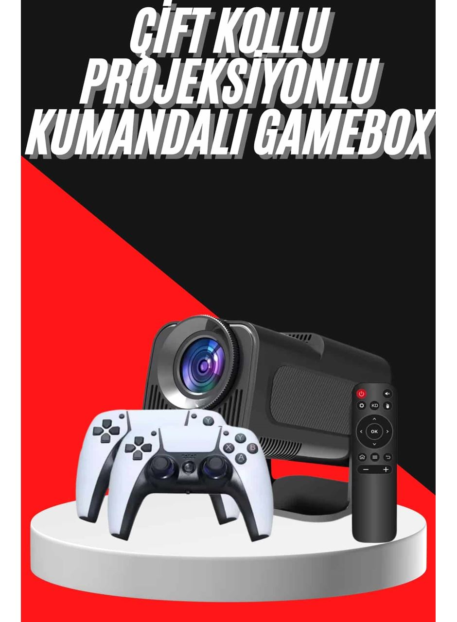 Retro Video Oyunu Konsolu Android Tv El Oyun Konsolu WIFI Taşınabilir Projeksiyon Cihazı