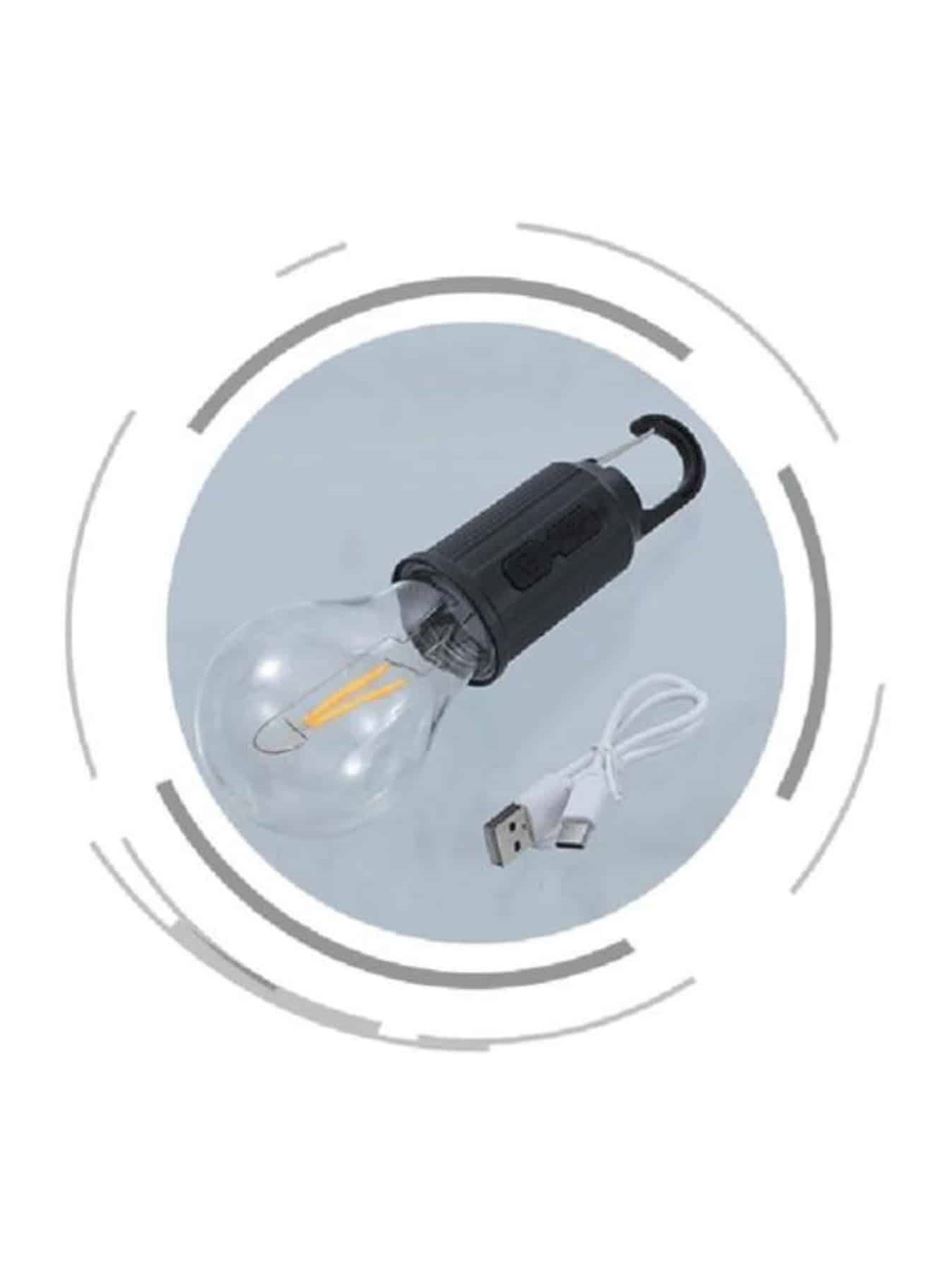 Taşınabilir Askılı Ampul Kamp Lambası Askılı Type-C Şarjlı Bahçe Lambası