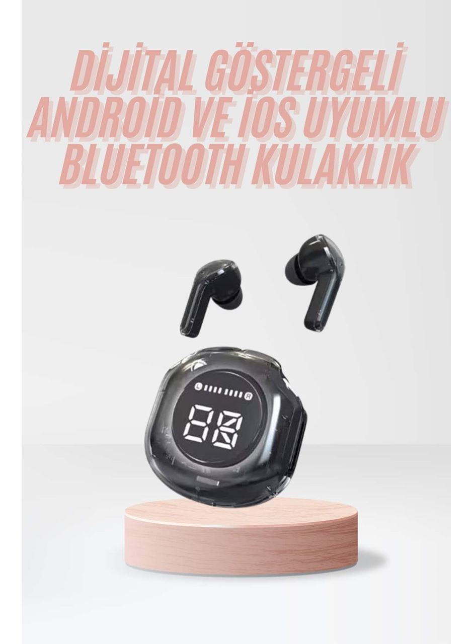 Yeni Nesil Bluetooth Kulaklık Dijital Göstergeli Gaming Dokunmatik 5.3 Kablosuz