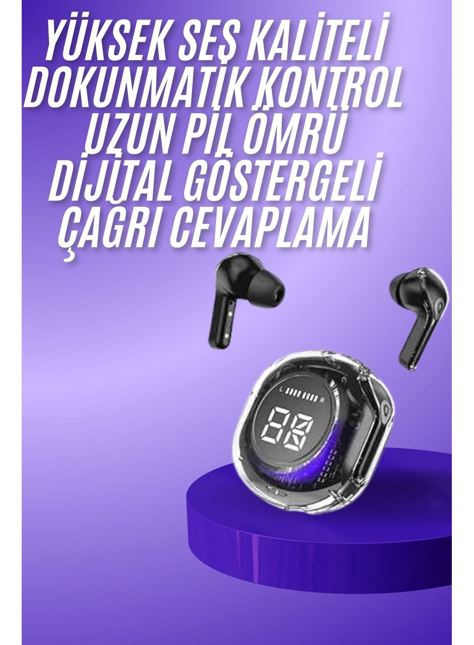 Yeni Nesil Bluetooth Kulaklık Dijital Göstergeli Gaming Dokunmatik 5.3 Kablosuz