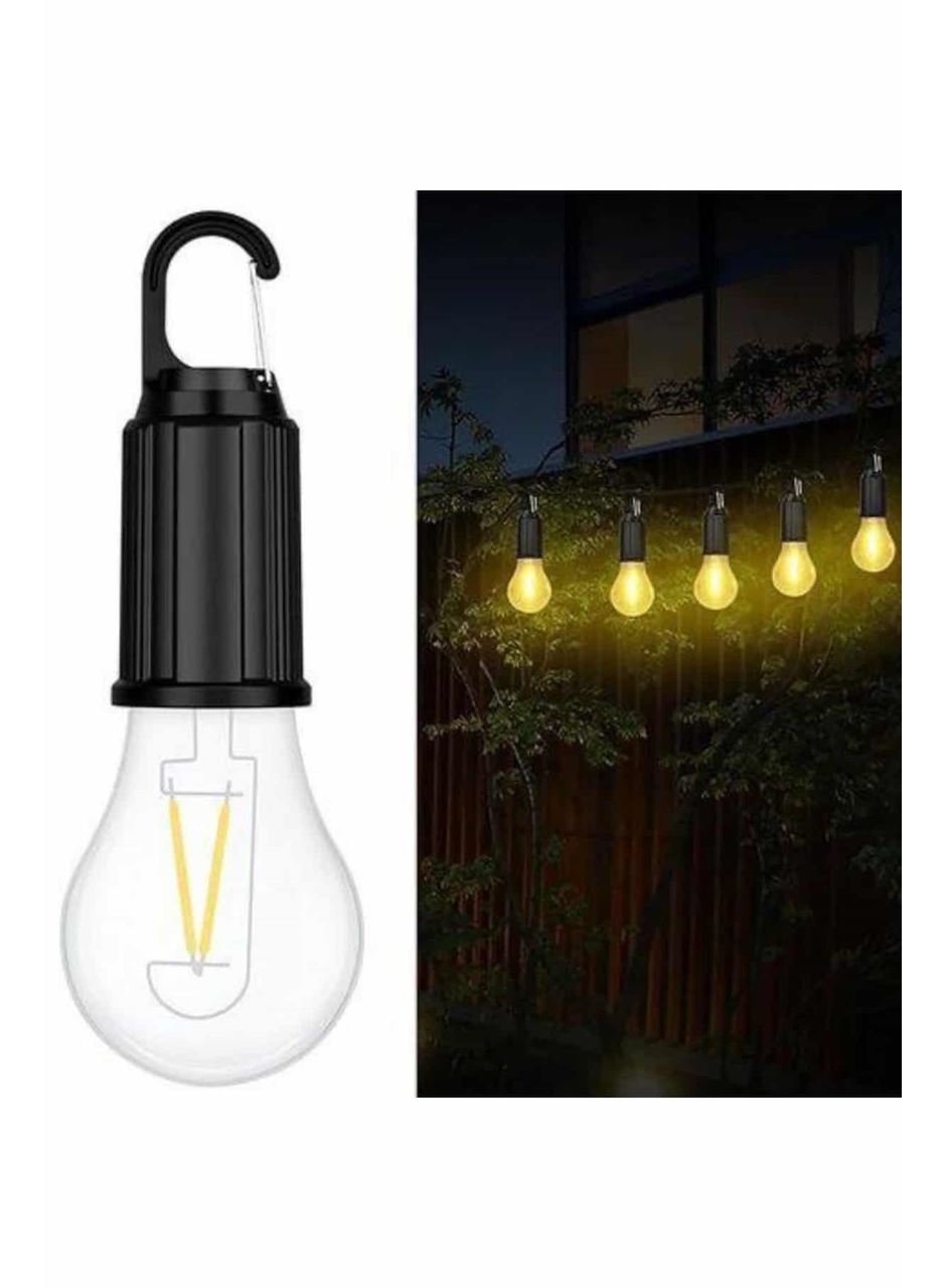 Şarjlı Dekoratif Kamp Lambası Askılı Ampul Led Işık Type-C Girişli