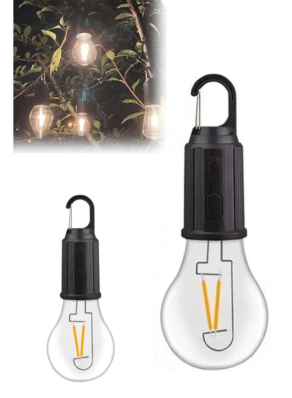 Taşınabilir Şarjlı Led Ampul Askılı Lamba Kamp Bahçe Lambası