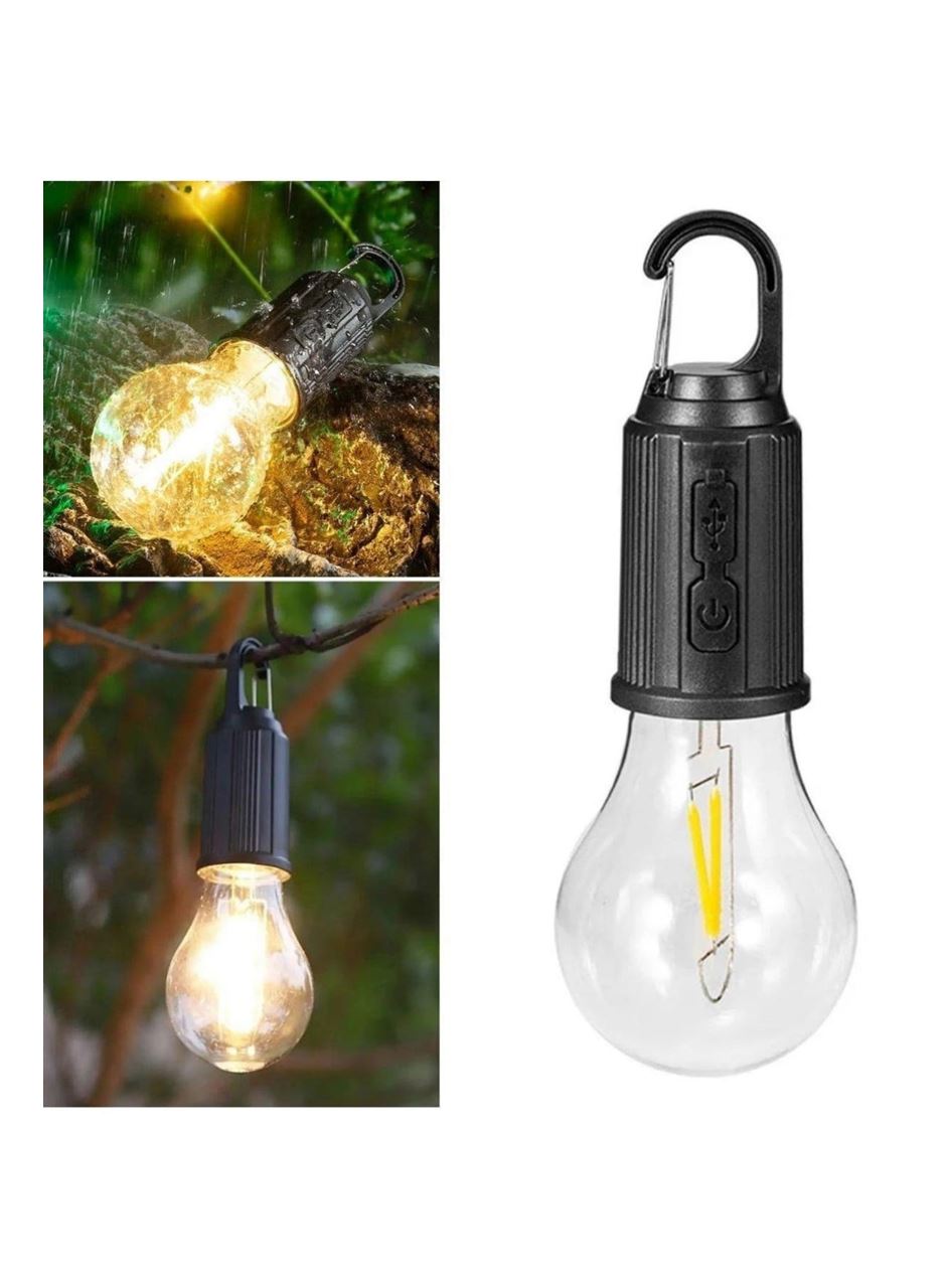 Şarjlı Aydınlatma Ampul Tasarımlı Ambians Işık Askılı Kamp Lambası