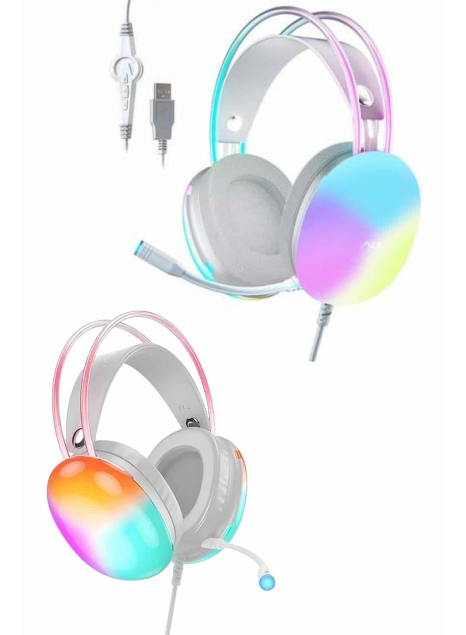 Yeni Nesil Kulak Üstü Kablosuz Uzun Ömürlü RGB Işıklı Bluetooth Kulaklık