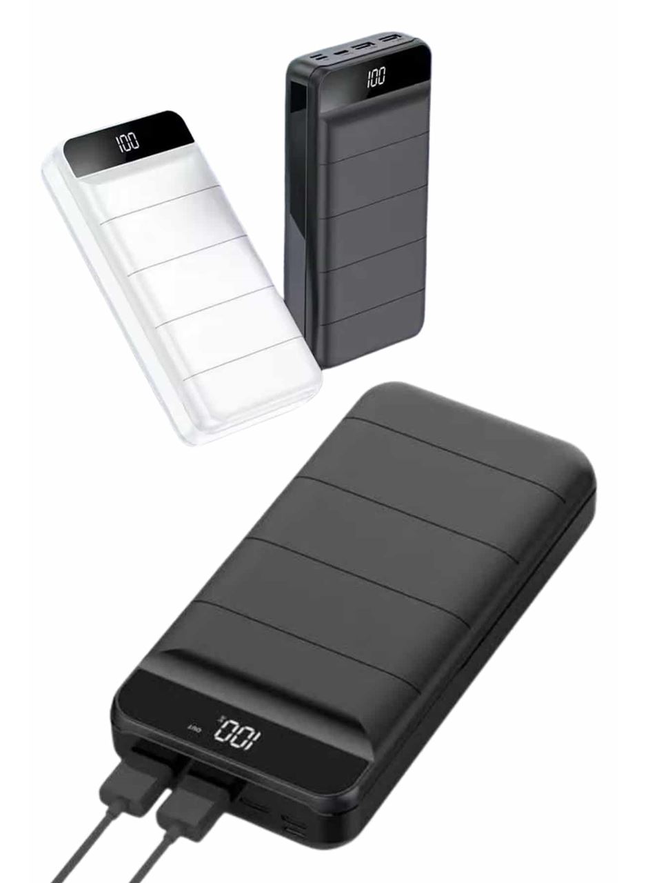 50.000 Mah Powerbank Turbo Hızlı Led Göstergeli Android İOS Uyumlu Taşınabilir Askılı
