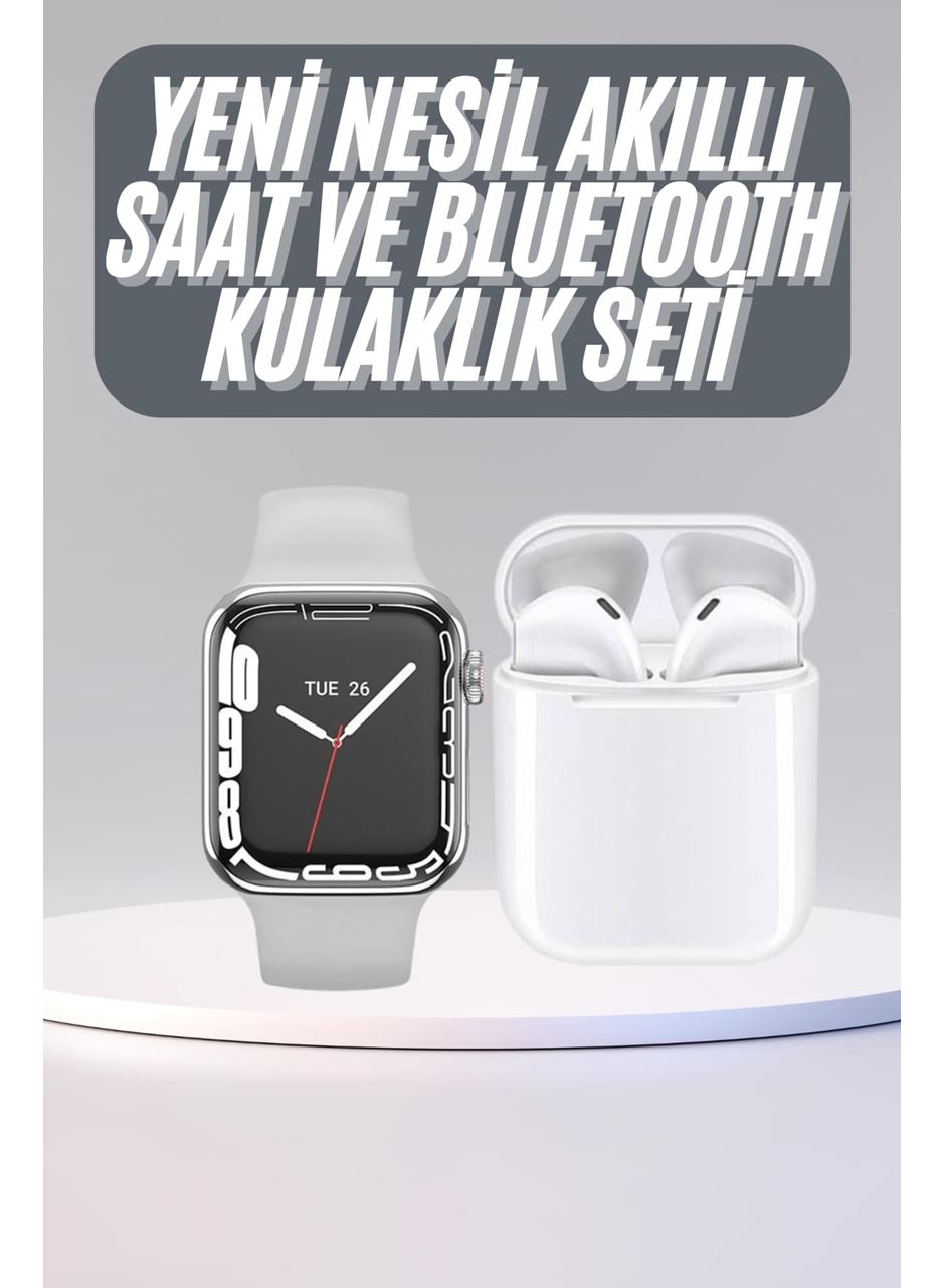Akıllı Saat Kulaklık Hediyeli Uyku ve Sağlık Takibi Yapabilen Uzun Ömürlü