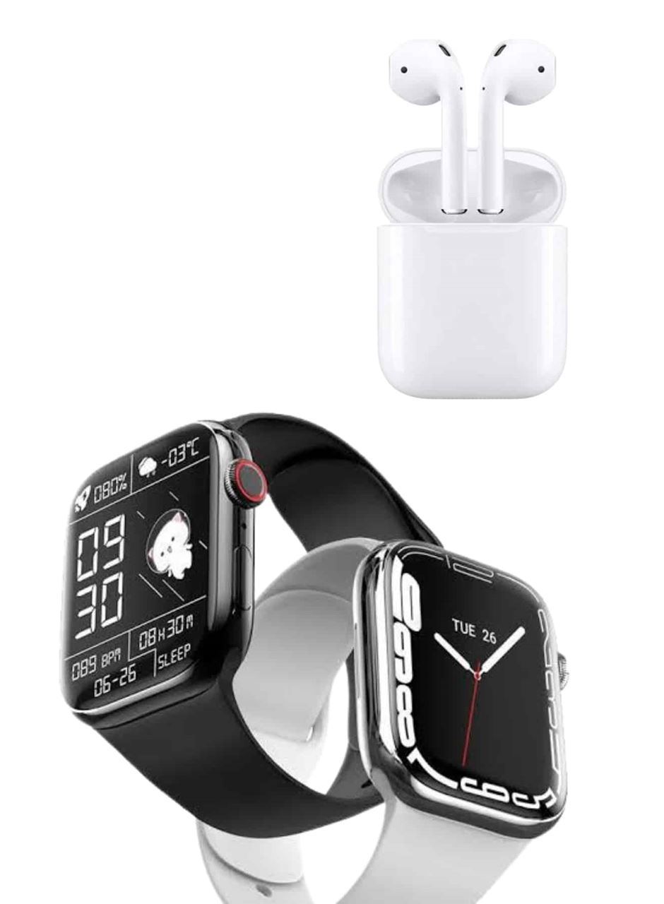 Akıllı Saat Kulaklık Hediyeli Uyku ve Sağlık Takibi Yapabilen Uzun Ömürlü