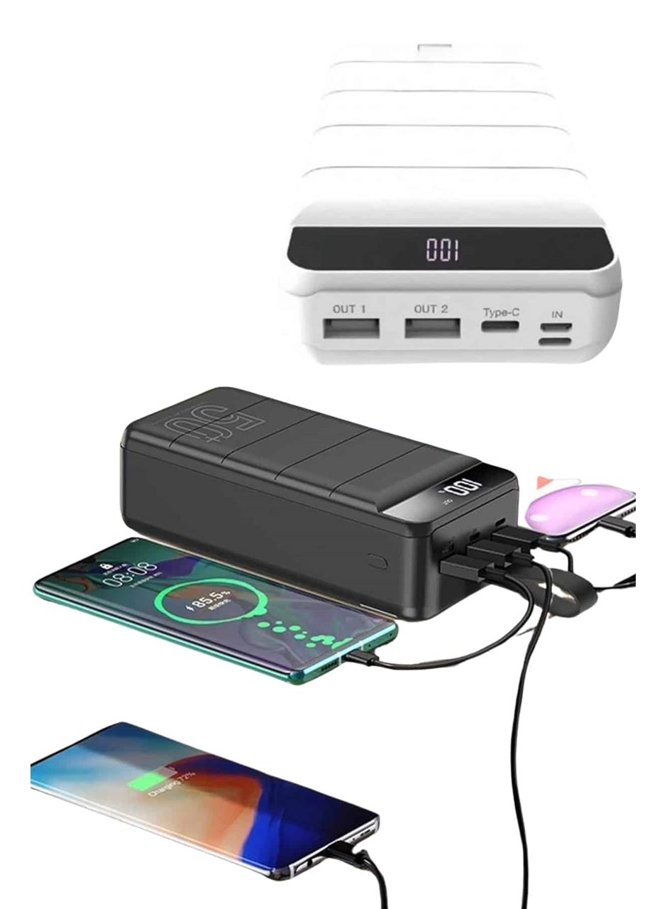 Hızlı Taşınabilir 50.000 Mah Powerbank Led Ekran Android ve İOS Uyumlu