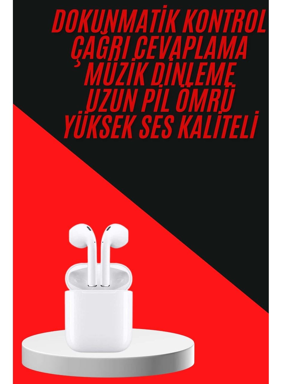 Yeni Nesil Akıllı Saat Ve Kulaklık Seti Gümüş Kasa Zarif Tasarım Çok Fonksiyonlu