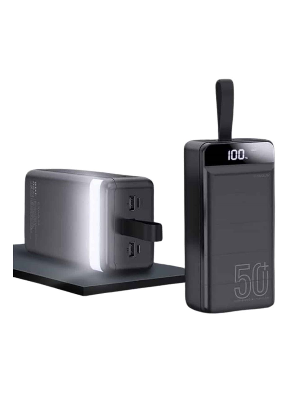 Powerbank 50.000 Mah Dijital Göstergeli Taşınabilir 4 Portlu Hızlı Powerbank