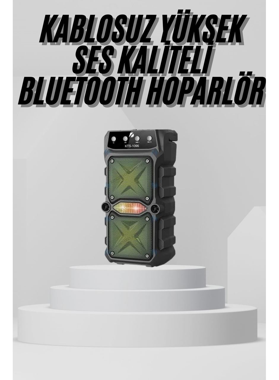 Bluetooth Hoparlör Yüksek Ses Kaliteli Büyük Boy Çift Çıkışlı Ses Bombası