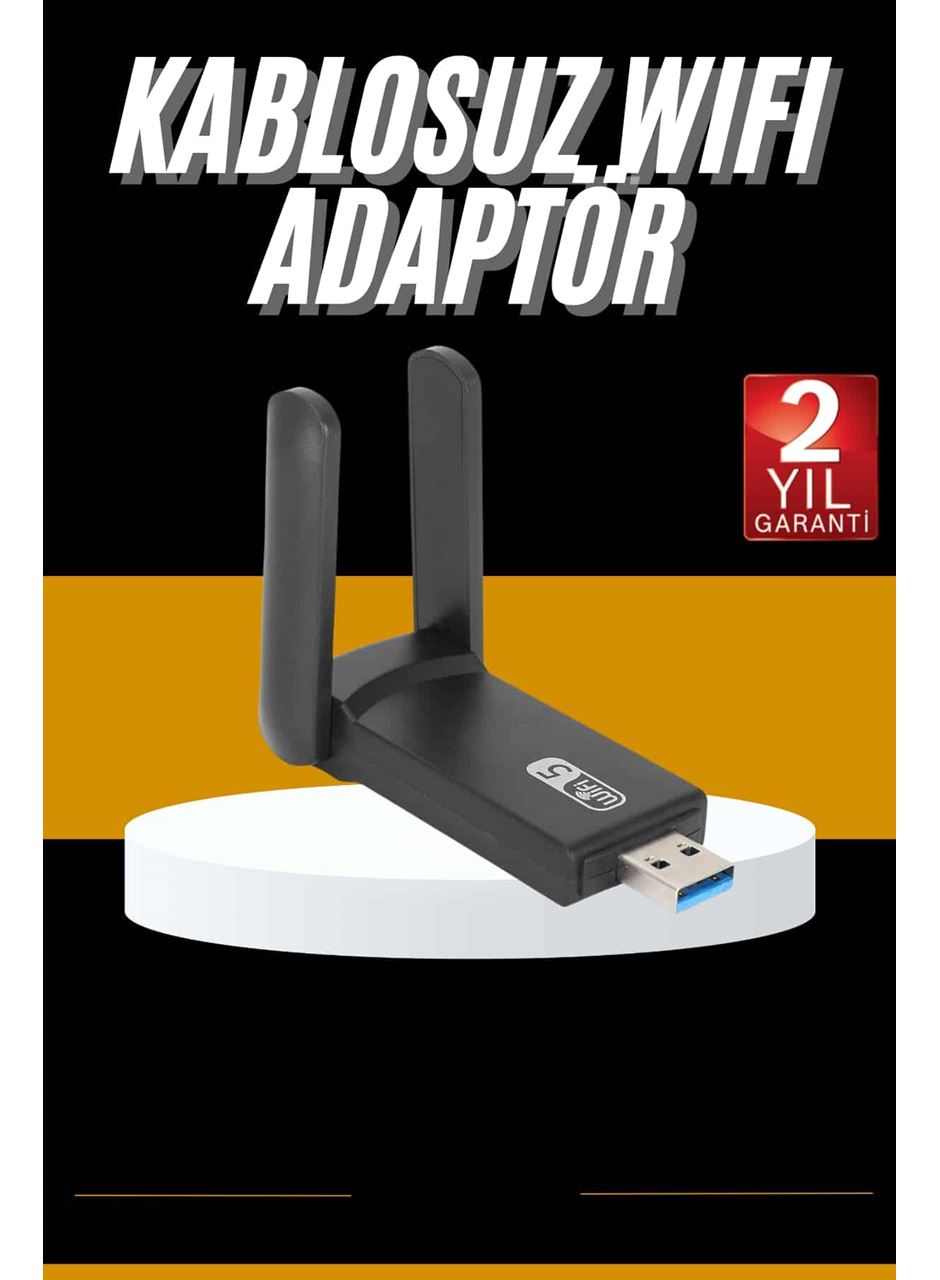Mbps Wifi Alıcı Kablosuz Wifi Adaptörü Çift Band Çift Antenli
