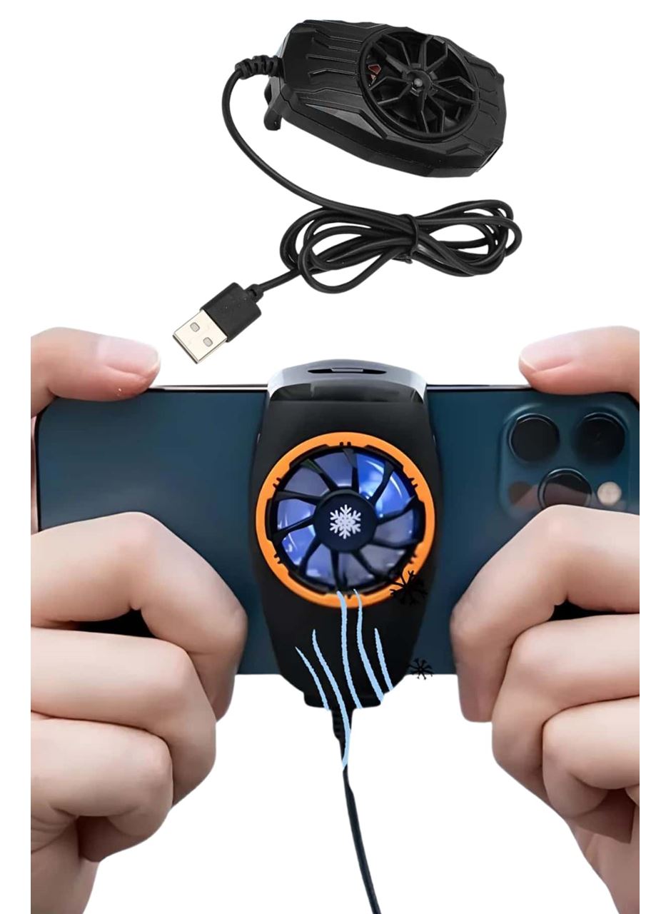 Telefonu Soğutma Fanı Radyatör Mobil Cihazlara Uyumlu Soğutucu