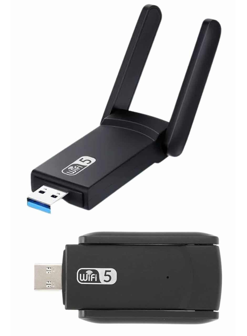 Mbps Wifi Alıcı Kablosuz Wifi Adaptörü Çift Band Çift Antenli