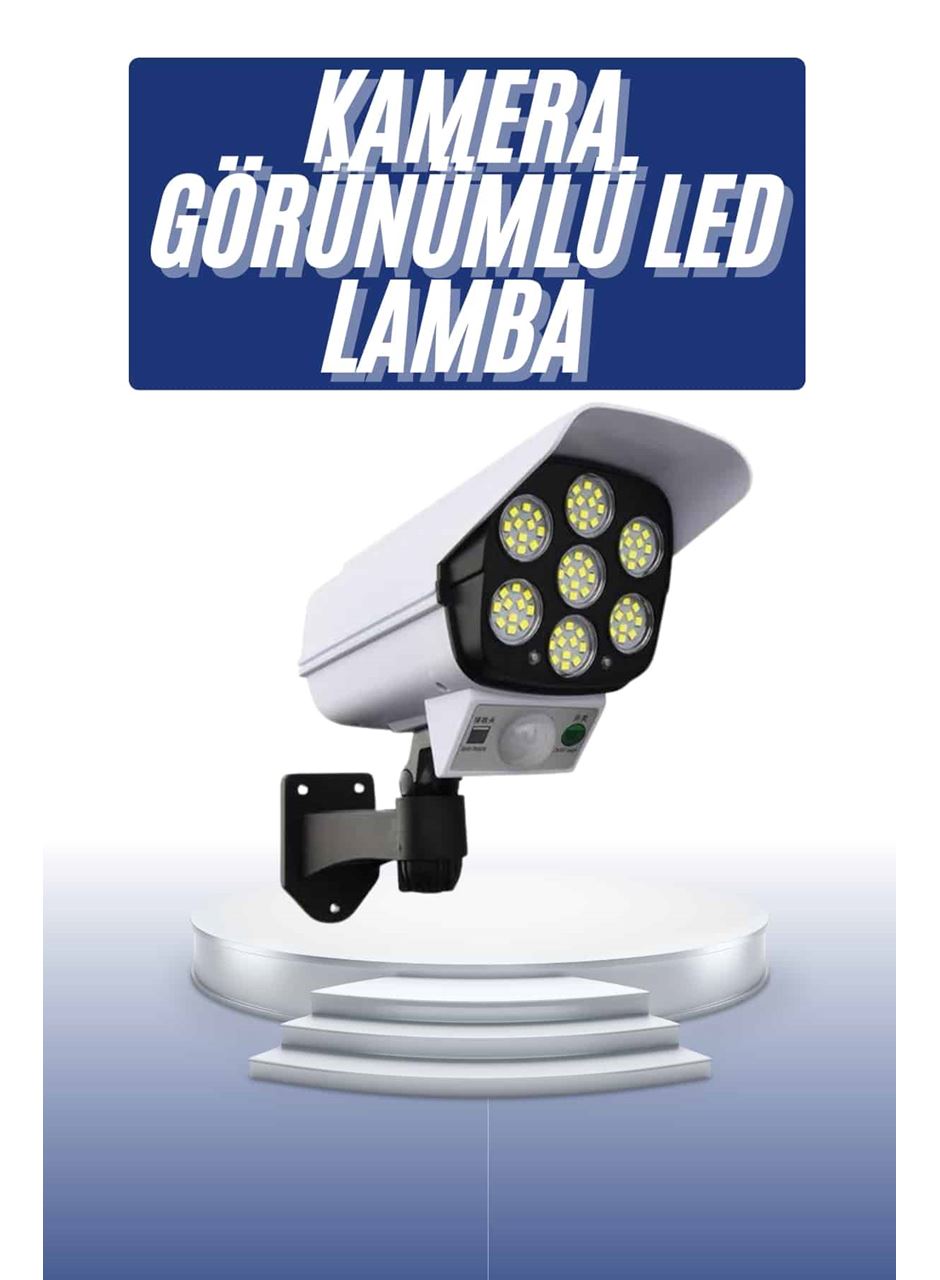 Solar Bahçe Lambası Uzaktan Kumandalı Kamera Görünümlü Hareket Sensörlü