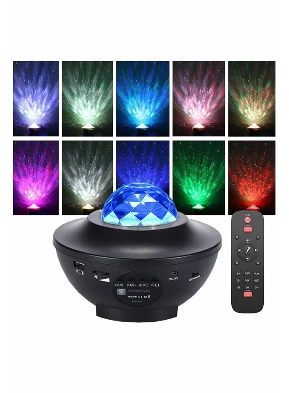 Dönen Işıklı Disko Topu Projektör Müzik Çalarlı Disco Speaker