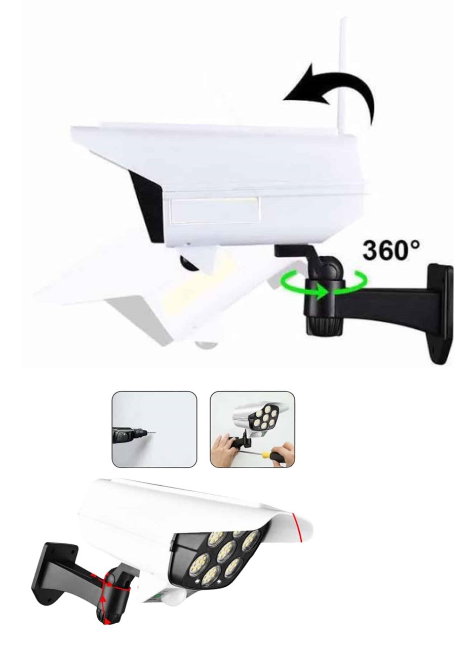 Solar Bahçe Lambası Uzaktan Kumandalı Kamera Görünümlü Hareket Sensörlü