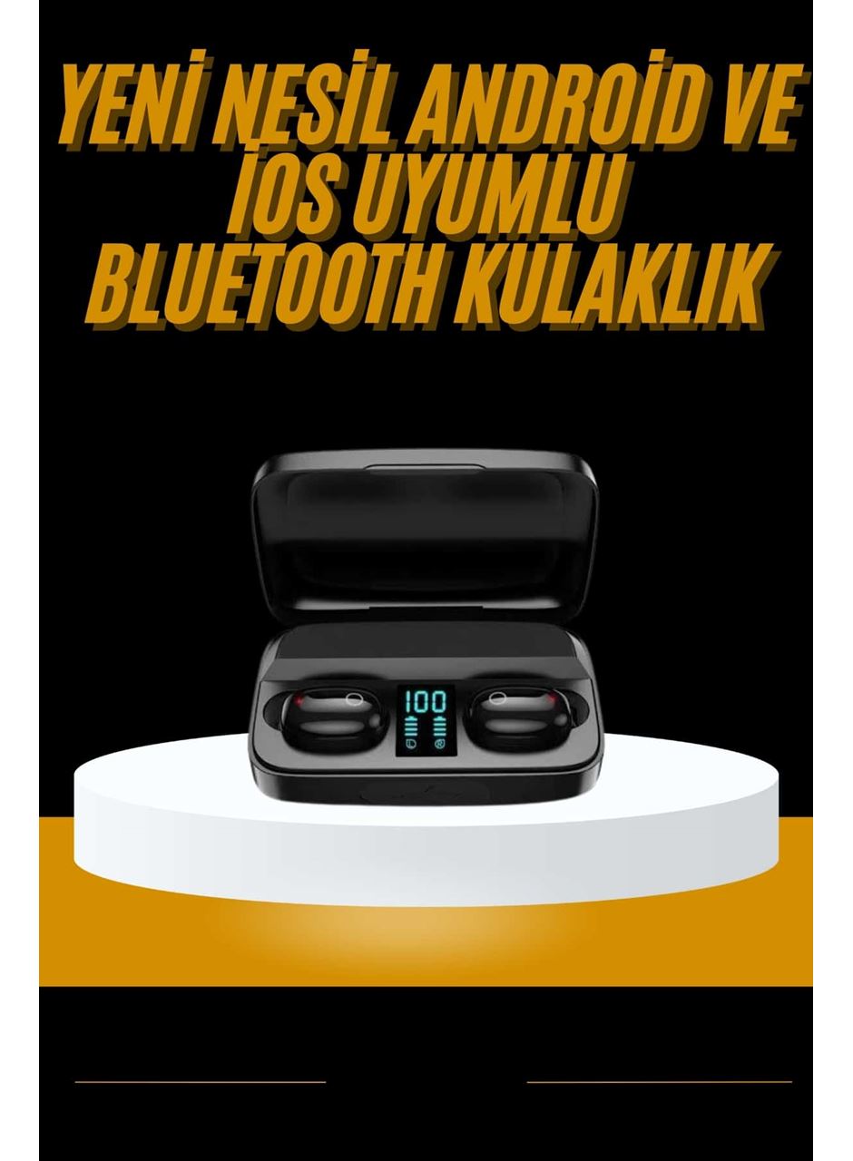 Kablosuz Dijital Göstergeli Çağrı Cevaplayabilen TWS 5.0 Bluetooth Kulaklık