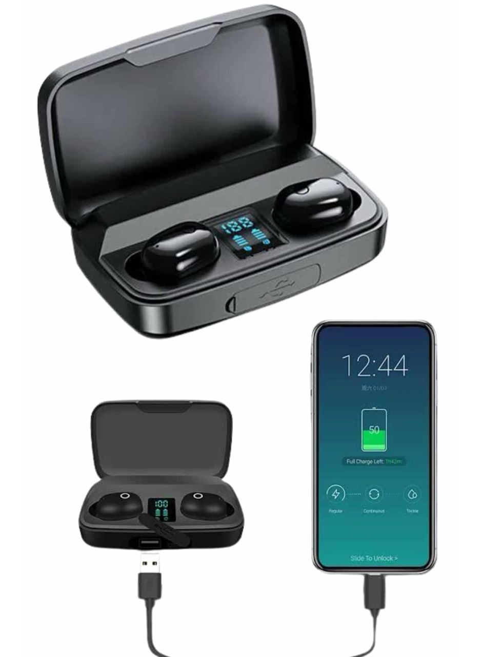 Kablosuz Dijital Göstergeli Çağrı Cevaplayabilen TWS 5.0 Bluetooth Kulaklık