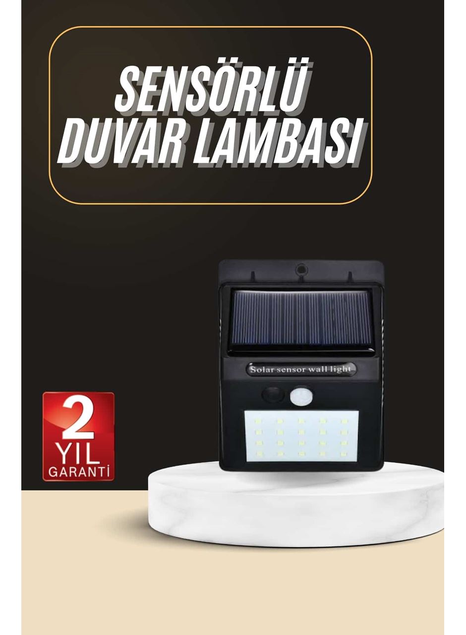 Solar Dekoratif Lambası Sensörlü Led Işık Bahçe Aydınlatma
