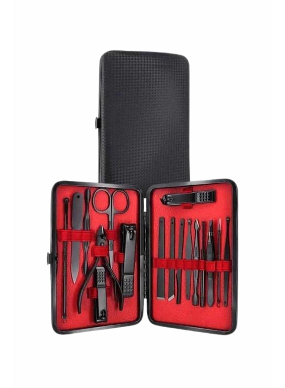 17 Parça Manikür Pedikür Seti El Ayak Bakım Seti Tırnak Makası Törpü