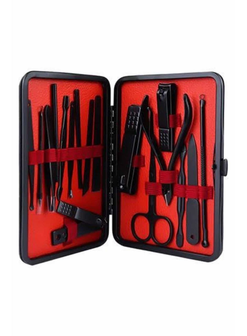 17 Parça Manikür Pedikür Seti El Ayak Bakım Seti Tırnak Makası Törpü