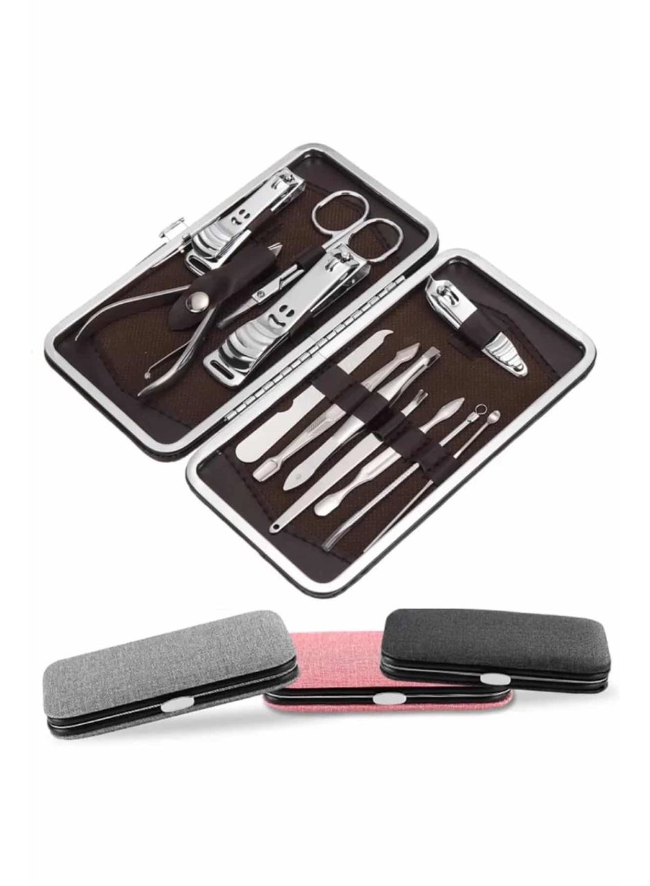 Tırnak Bakımı Tırnak Makası Profesyonel 12 Parça El Ayak Manikür Pedikür Seti