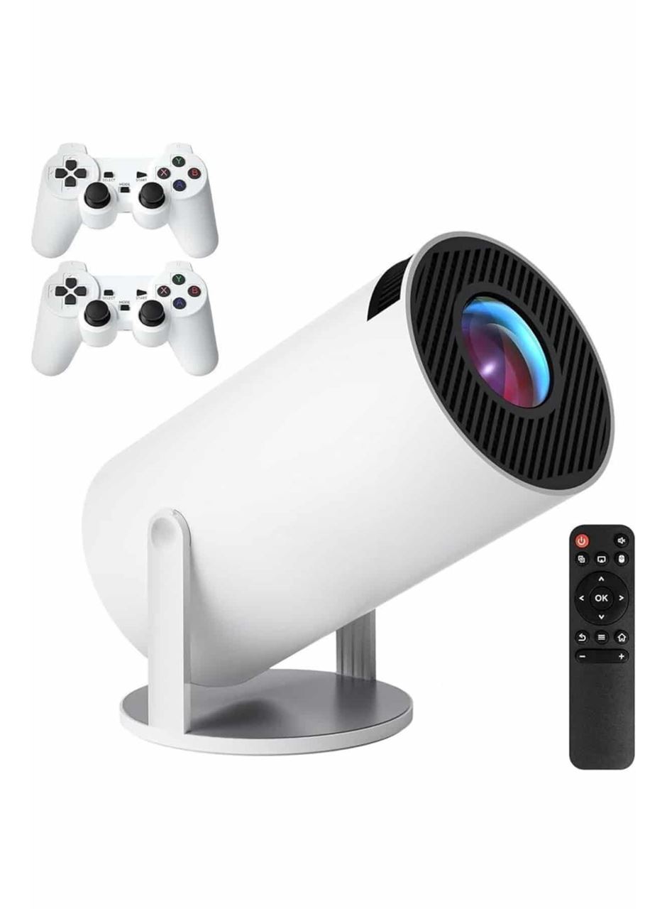 4K Wireless Çift Kollu Kumandalı Oyun Projeksiyonu Retro Video Oyunu