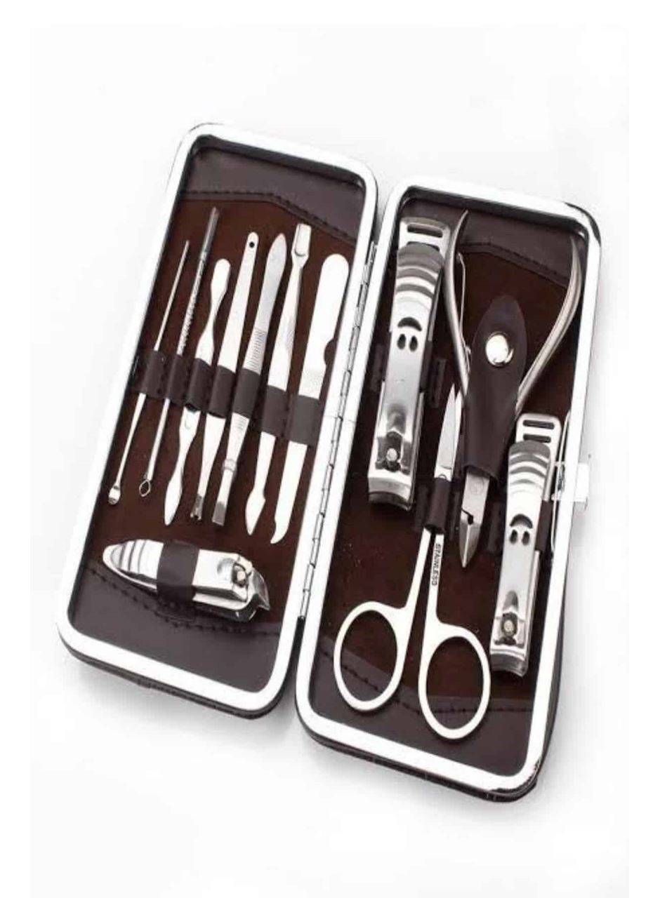 Tırnak Bakımı Tırnak Makası Profesyonel 12 Parça El Ayak Manikür Pedikür Seti